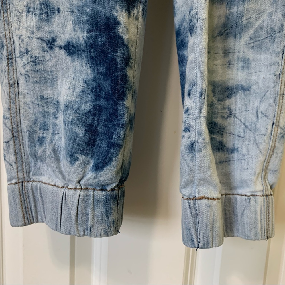 Gabrielle Union XS Tie-Dye Denim Jumpsuit NY&Co - Picture 6 of 12